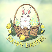 イースターデカールパーソナライズされたイースターウィンドウのクリング ウィンドウサイン (シート3)