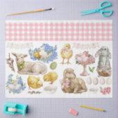 イースターデコペティッシュペーパー 薄葉紙 (クラフト)