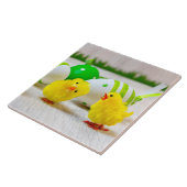 イースターデコレーション – イースターの卵と雛 タイル (側面)