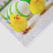 イースターデコレーション – イースターの卵と雛 薄葉紙 (詳細)