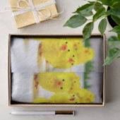 イースターデコレーション – チックスのグループ 薄葉紙 (ギフト)