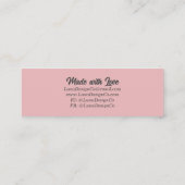 イースターデライトジュエリー名刺 スキニー名刺 (裏面)