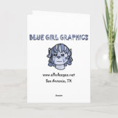 イースターデーが後悔するグリーティングカード シーズンカード (裏面)