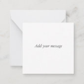 イースターデーの楽しいウサギ ノートカード (裏面)