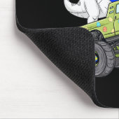 イースターデーTレックスディーノモンスタートラックボーイズに乗って マウスパッド (コーナー)