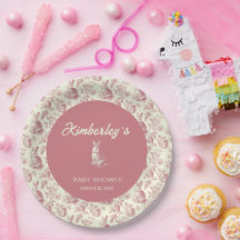 イースタートイルフローラガールベビーシャワー