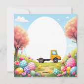 イースタートラックの卵の配達 シーズンカード (裏面)