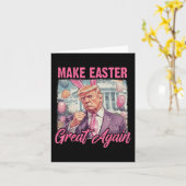 イースタートランプ2025再素晴らし生復活祭おもしろい例 カード (黄色い花)