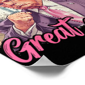 イースタートランプ2025再素晴らし生復活祭おもしろい例 ポスター (角)