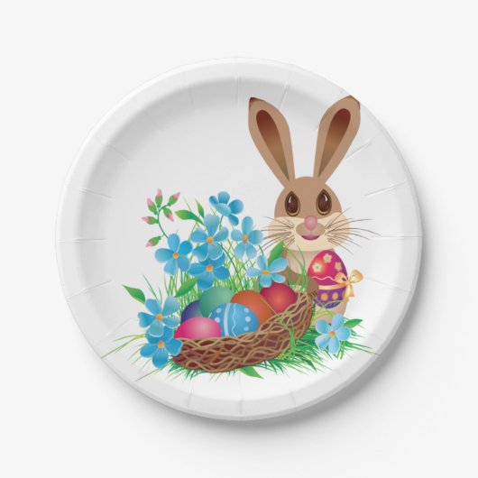 イースタートランプ 子供へ ペーパープレート (正面)