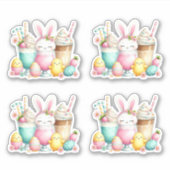 イースタートリートチックスと卵 シール (正面)