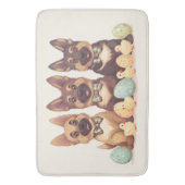 イースタードイツの羊飼い犬 バスマット (正面縦)