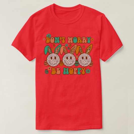 イースタードントウィーホッピーbohoスタイル tシャツ (デザイン正面)