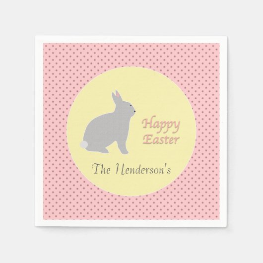 イースターナプキンズ スタンダードカクテルナプキン (正面)