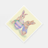 イースターナプキン卵バンニ スタンダードランチョンナプキン (角)