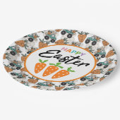 イースターニンジン ペーパープレート (アングル)