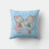 イースターネズミの枕 クッション (裏面)