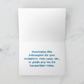 イースターノートカードテンプレート シーズンカード (内部)