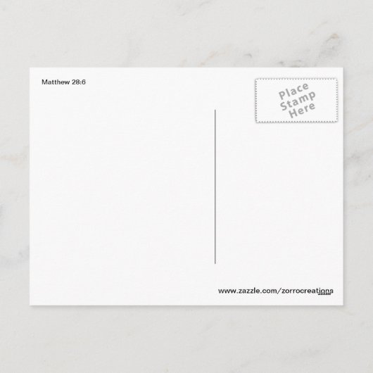 イースターハガキ彼が立ち上がったドイツの羊飼い シーズンポストカード (裏面)