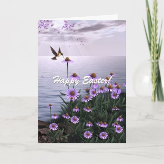 イースターハチドリによってはカードが開花します シーズンカード (正面)