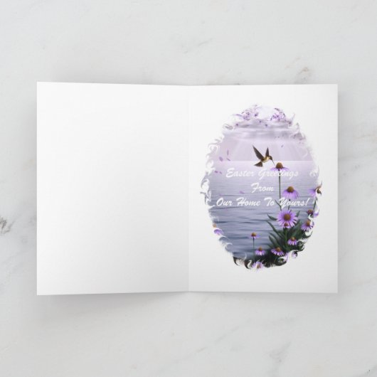 イースターハチドリによってはカードが開花します シーズンカード (内部)