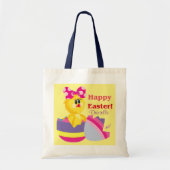 イースターハッチックイエローバジェットトート トートバッグ (正面)