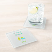 イースターハッチリングズガラスコースター ガラスコースター (アングル)