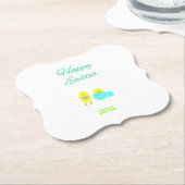 イースターハッチリングズブラケット紙コースター ペーパーコースター (アングル)