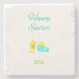 イースターハッチリングズ大理石コースター ストーンコースター