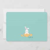 イースターハッチリングフォト招待状水平 招待状 (裏面)