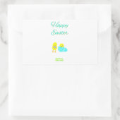 イースターハッチリング長方形ステッカー 長方形シール (バッグ)