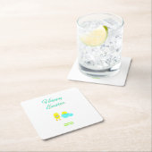 イースターハッチングスクエア紙コースター スクエアペーパーコースター (インサイチュ)