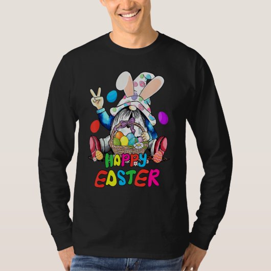イースターハッピーイースターデイかわいいイースターT Tシャツ (正面)