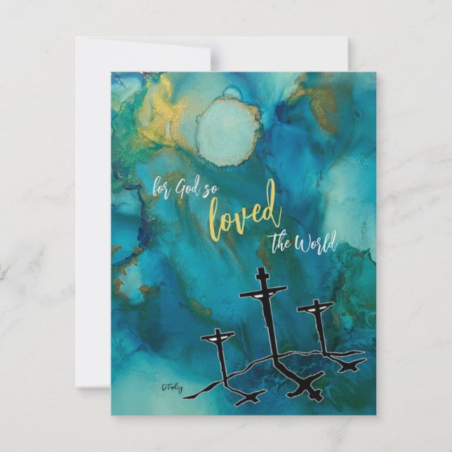 イースターハレルジャフラットカード (正面)