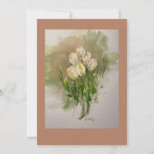 イースターハレルジャフラットカード サンキューカード (正面)