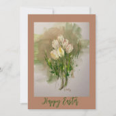 イースターハレルジャフラットカード サンキューカード (正面)