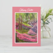 イースターハレルヤのノートカード サンキューカード (スタンド正面)