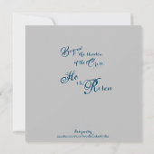 イースターハレルヤのノートカード サンキューカード (裏面)