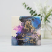 イースターハレルヤのノートカード サンキューカード (スタンド正面)