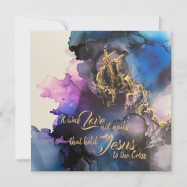 イースターハレルヤのノートカード サンキューカード