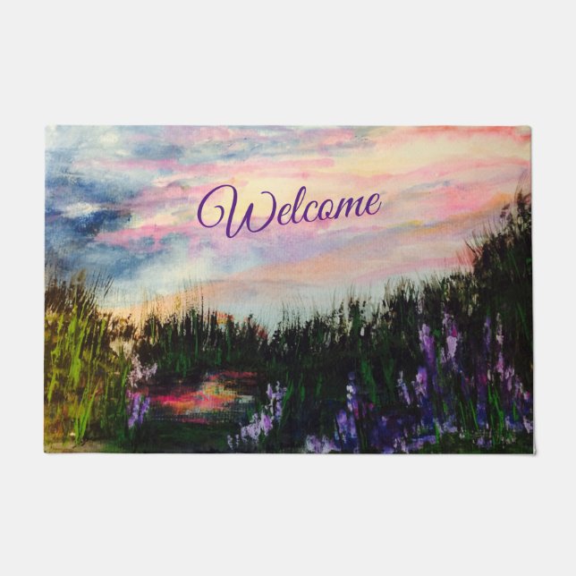 イースターハレルヤ様式 ドアマット (正面)