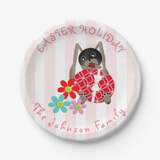 イースターハレ、イースターホリデー ペーパープレート (正面)