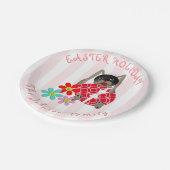 イースターハレ、イースターホリデー ペーパープレート (アングル)
