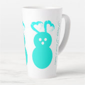 イースターハートうさぎラテマグ カフェラテマグ (右アングル)