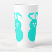 イースターハートうさぎラテマグ カフェラテマグ (正面)