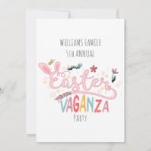 イースターバガンザ パスカ ガーデンピクニック 卵の宝探し 招待状 (裏面)