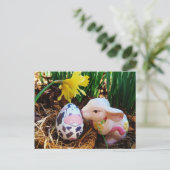 イースターバキスをするニー牛の卵 シーズンポストカード (スタンド正面)