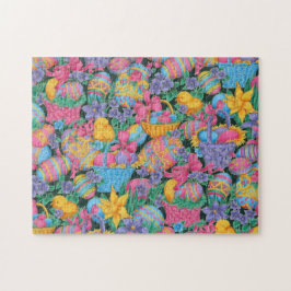 イースターバスケットと卵 ジグソーパズル