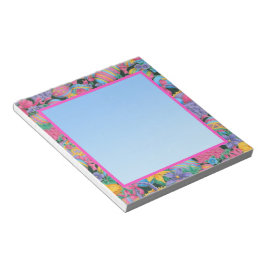 イースターバスケットと卵 ノートパッド