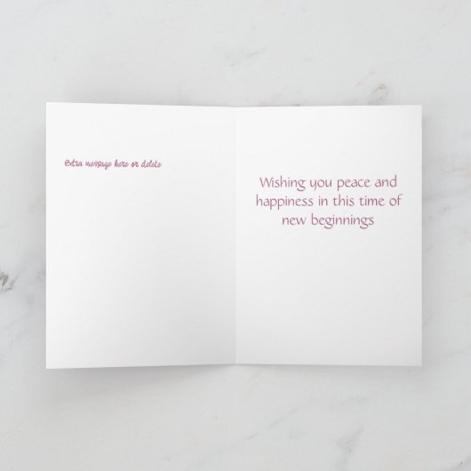 イースターバスケットにイースターエッグを入れたかわいい黒猫 シーズンカード (内部)